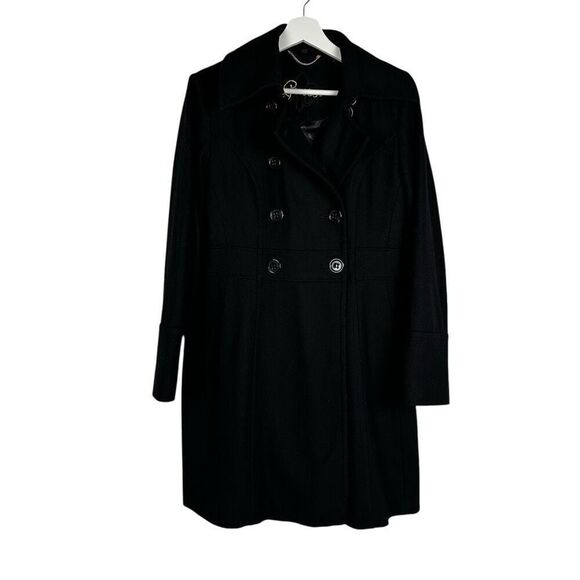 Guess Women’s Black Coat size Large - Picture 1 of 8